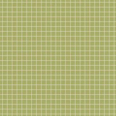 Tilda Creating Memories, Spring & Easter Pastels, Plaid Pea Green Tilda Fabrics - 1
