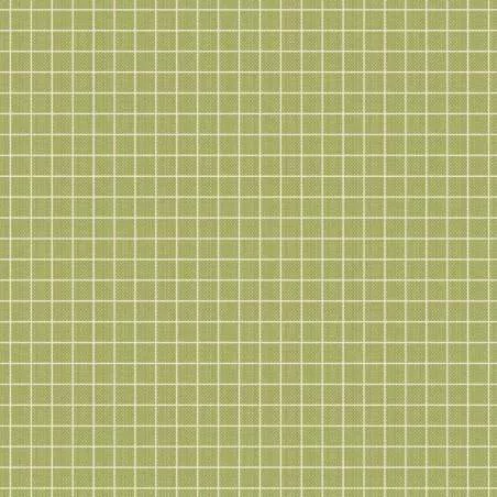 Tilda Creating Memories, Spring & Easter Pastels, Plaid Pea Green Tilda Fabrics - 1