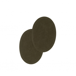 Bohin, Toppe Ovali Scamosciate 9,5x14 cm, Khaki Bohin - 1