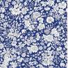 Emily Belle Jewel Tones Sapphire, Tessuto Blu Zaffiro con piccoli fiori azzurri - Liberty Quilting