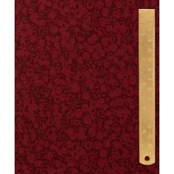 Wiltshire Shadow Cherry, tessuto rosso tono su tono - Liberty Fabrics Liberty Fabrics - 1