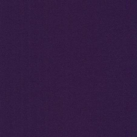 Kona Cotton Midnight, Tessuto Viola Melanzana Tinta Unita - Robert Kaufman