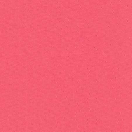 Kona Cotton Camellia, Tessuto Rosa Camelia Tinta Unita - Robert Kaufman