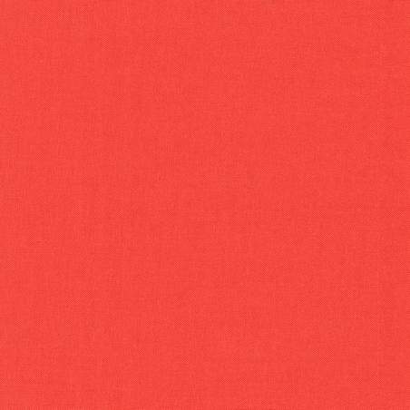 Kona Cotton Coral, Tessuto Rosso Aranciato Tinta Unita - Robert Kaufman Robert Kaufman - 1