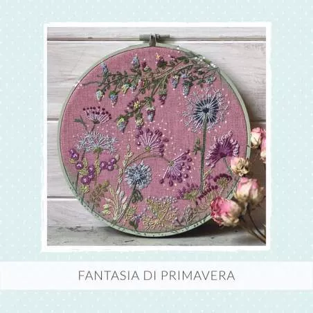 Fantasia di Primavera - Cartamodello PDF di Ricamo Classico