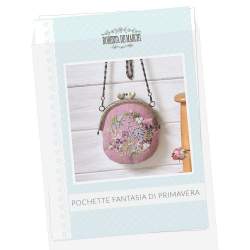 Pochette Fantasia di Primavera - Cartamodello Stampato di Ricamo Classico