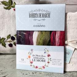 Ghirlanda Le More - Kit 12 filati Mouliné