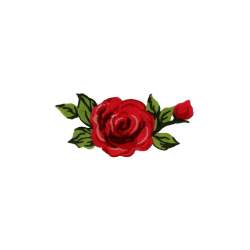 Bohin, Patch termoadesiva con motivo rosa , 10 cm