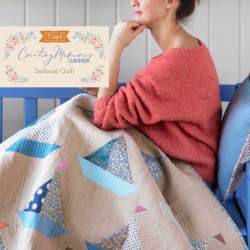 Kit Tilda SAILBOAT QUILT con collezione Creating Memories