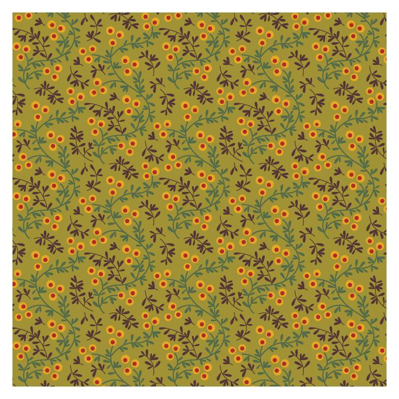 EQP Of Old And New Seaberry Fern EQP Textiles - 2