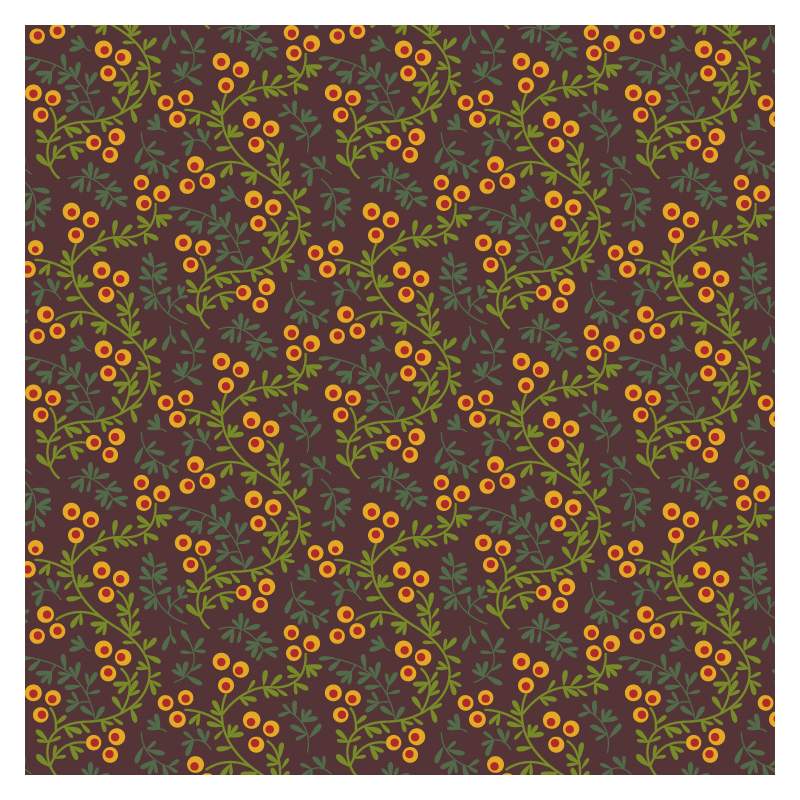 EQP Of Old And New Buttercup Seaberry Grape EQP Textiles - 2