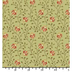 EQP Beyond Time Lily Light Olive EQP Textiles - 1
