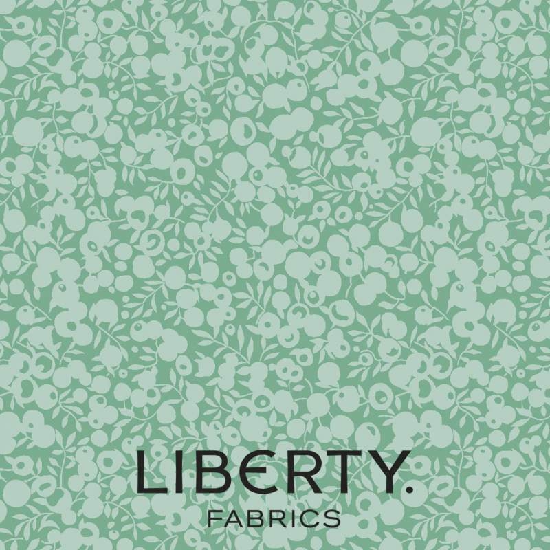 Wiltshire Shadow Sage, tessuto verde salvia tono su tono - Liberty Fabrics