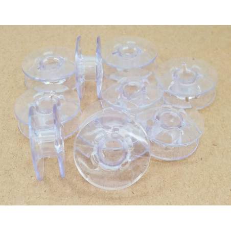 10 Bobine / Spoline in plastica per macchine Pfaff - Gritzner