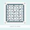 Liberty al Mare - Cartamodello PDF per quilt da 206 x 206 cm