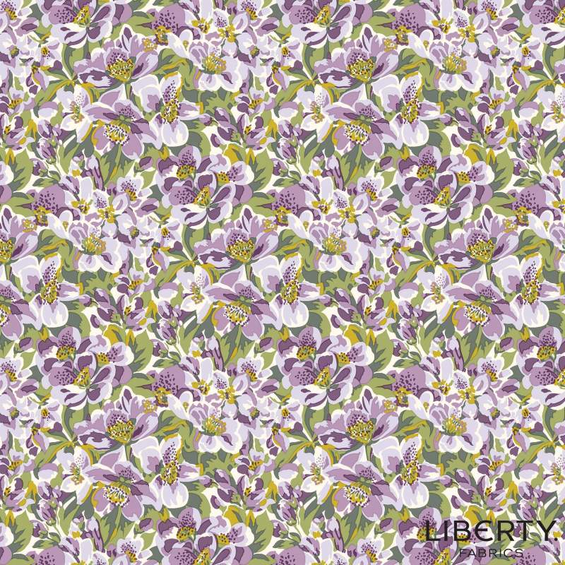 Postcard from the Highlands Hillside Rhododendron - Liberty Fabrics Liberty Fabrics - 1 Postcard from the Highlands Hillside Rhododendron - Liberty Fabrics Liberty Fabrics - 1