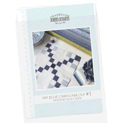 My Blue Carolina Lily - Mystery Quilt 2024 - Cartamodello PDF Roberta De Marchi - 3