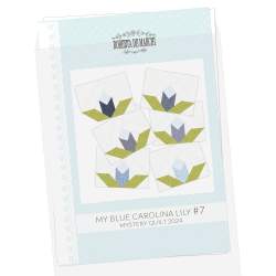 My Blue Carolina Lily - Mystery Quilt 2024 - Patrón PDF Roberta De Marchi - 9