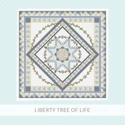 Liberty Tree of Life Quilt da 89 x 89 pollici - Cartamodello PDF