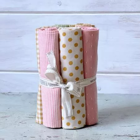 Tilda Bundle Tinti in Filo Primavera, 7 Fat Eight 50 x 27 cm