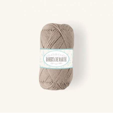 Gomitolo 100% Cotone OEKO-TEX - 50 gr / 160 m - Sabbia Bagnata