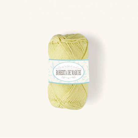 Gomitolo 100% Cotone OEKO-TEX - 50 gr / 160 m - Giallo Certosino