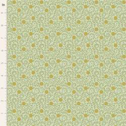 Tilda Sanctuary Daisydream Pistachio, Tessuto Verde Pistacchio con piccole Margherite Tilda Fabrics - 1