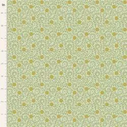 Tilda Sanctuary Daisydream Pistachio, Tessuto Verde Pistacchio con piccole Margherite Tilda Fabrics - 1