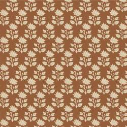 Tilda Sanctuary Mira Caramel, Tessuto Marrone Caramello con fiori
