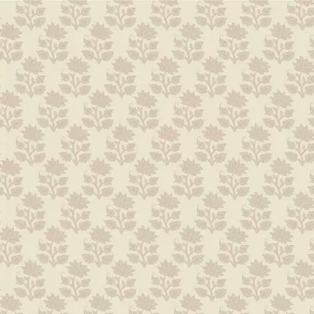 Tilda Sanctuary Mira Cream, Tessuto Beige con fiori tono su tono Tilda Fabrics - 1