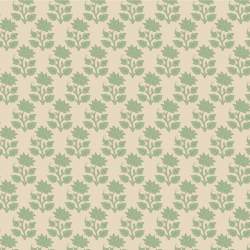 Tilda Sanctuary Mira Sage, Tessuto con fiori Verde Salvia