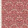 Tilda Sanctuary Larissa Rhubarb, Tessuto Rosso Rabarbaro con intreccio di fiori Tilda Fabrics - 1