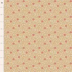 Tilda Sanctuary Daisydream Tan, Tessuto Beige con piccole Margherite Rosa Tilda Fabrics - 1