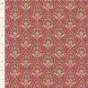 Tilda Sanctuary Adina Maroon, Tessuto Rosso Bordeaux con pois e fiori Tilda Fabrics - 1