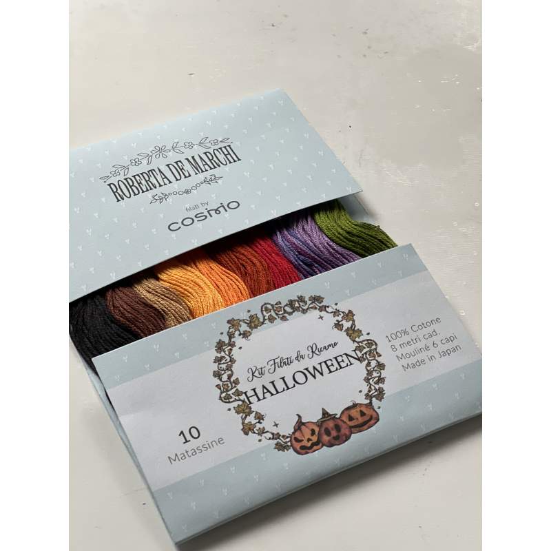 Kit Halloween - 12 Filati da Ricamo Cosmo