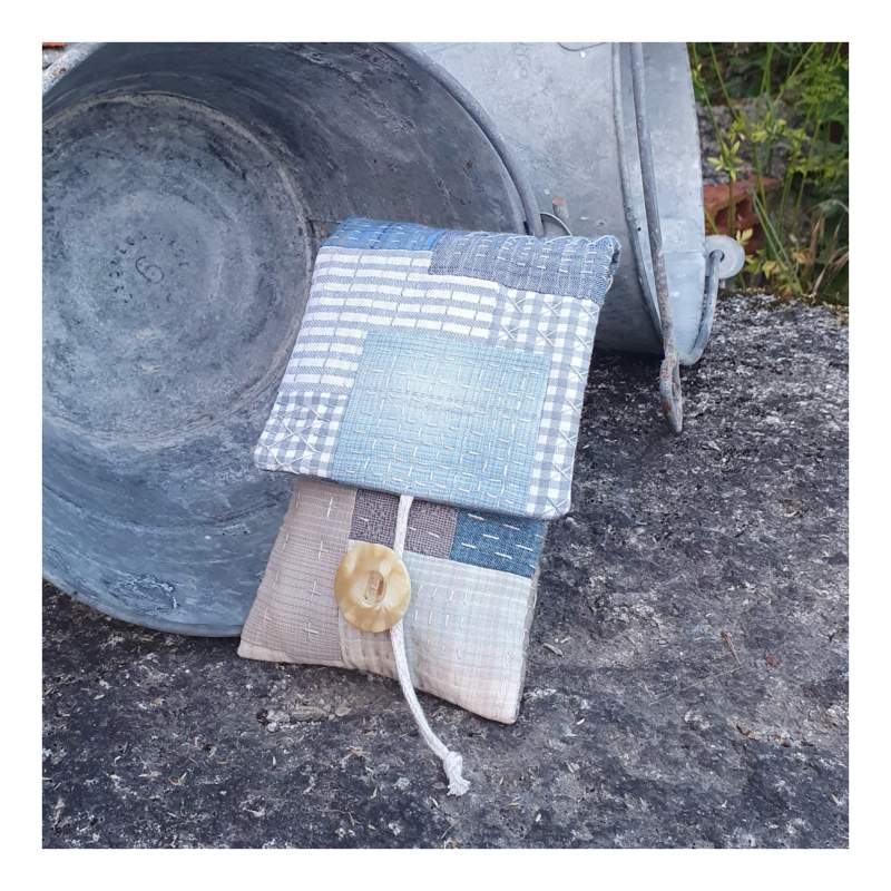 Porta Cellulare Tecnica Boro, kit e istruzioni del 4 Quilting Days di Milano