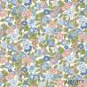 Tree of Life Bountiful Fruits Woodland Pastels, Tessuto Azzurro con Fiori e Frutta - Lyberty Fabrics Liberty Fabrics - 1