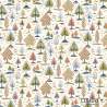 Tree of Life Arabella Tapestry Woodland Pastels, Tessuto Azzurro con Alberi - Lyberty Fabrics Liberty Fabrics - 1