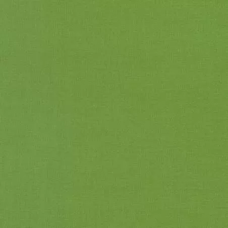 Kona Cotton Grass Green, Tessuto Verde erba Tinta Unita - Robert Kaufman Robert Kaufman - 1