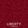 Wiltshire Shadow Cherry, tessuto rosso tono su tono - Liberty Fabrics Liberty Fabrics - 1 Wiltshire Shadow Cherry, tessuto rosso tono su tono - Liberty Fabrics Liberty Fabrics - 1