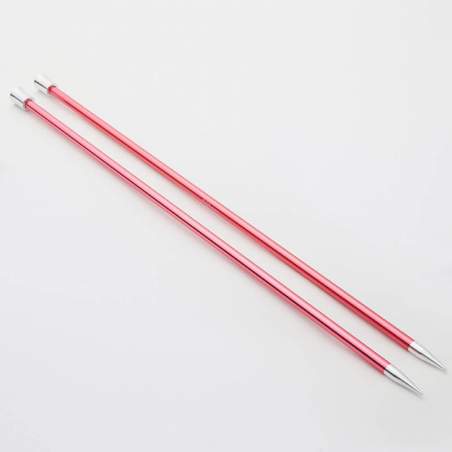 KnitPro Zing, Ferri per la Maglia da 35 cm in Alluminio - n. 6,5 Coral