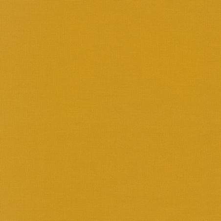 Kona Cotton Curry, Tessuto Giallo Curry Tinta Unita - Robert Kaufman
