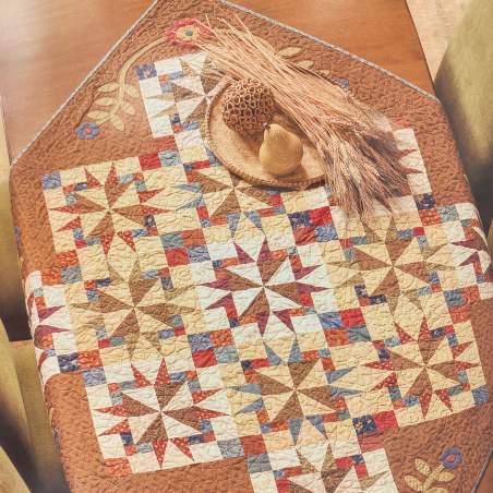 Kit di tessuti per Scrappy Pinwheel Stars da The Big Book of Star Studded Quilts