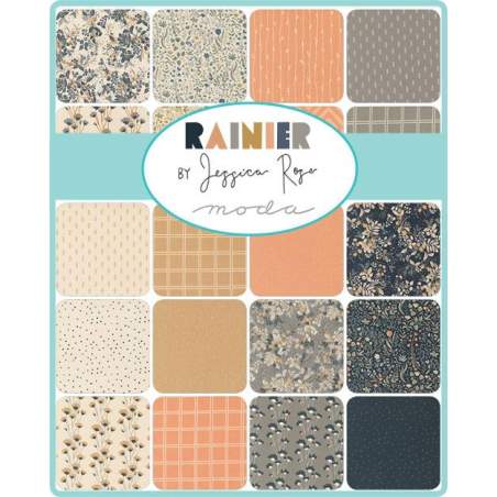 Pacchetto di 36 Fat Quarter da 45 x 55 cm Autunnali - Rainier, Moda Fabrics