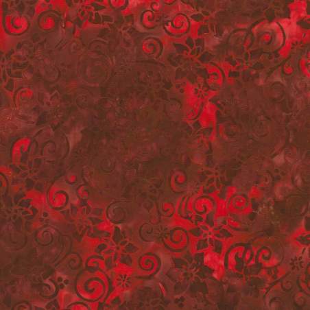 Artisan Batiks: Colors of Christmas, Cranberry - Robert Kaufman Robert Kaufman - 1