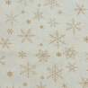 Tessuto invernale panna con fiocchi di neve Roberta De Marchi - 1