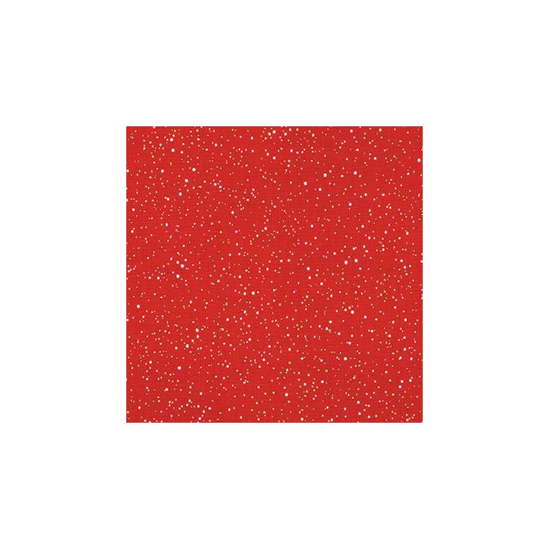 Holiday Charms Red, Tessuto Rosso w/metallic - Robert Kaufman Robert Kaufman - 1