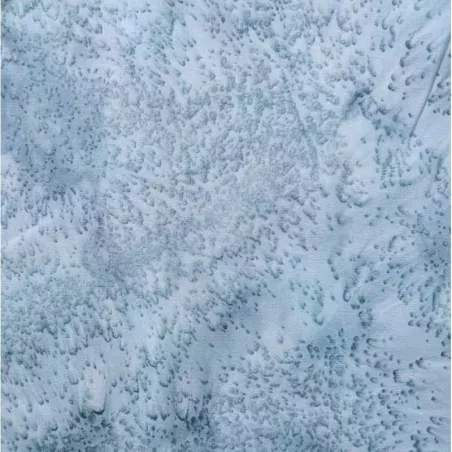 Tessuto Batik celeste con sfumature astratte effetto onde Roberta De Marchi - 1