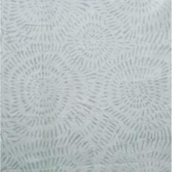 Tessuto Batik bianco latte con piccole linee a cerchi concentrici Roberta De Marchi - 1