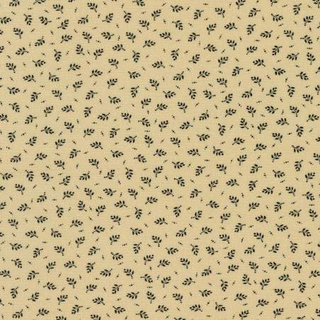 Dakota Threads Tan, Tessuto Beige con rametti - Robert Kaufman